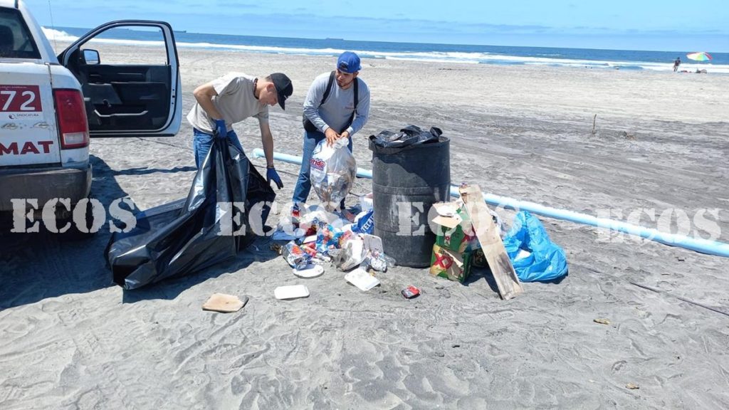 Veinte toneladas de basura y desechos en las playas durante festejo de ...